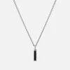 Slim Totem Onyx Necklace, Sterling Silver -Online Fashion Accessories 103 0561 color black 01