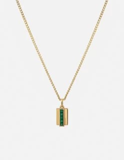 Vertigo Agate Necklace, Gold Vermeil