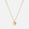 Carino Heart Necklace, Gold Vermeil 1 Carino Heart Necklace, Gold Vermeil -Online Fashion Accessories 103 0582 color polishedgold 01