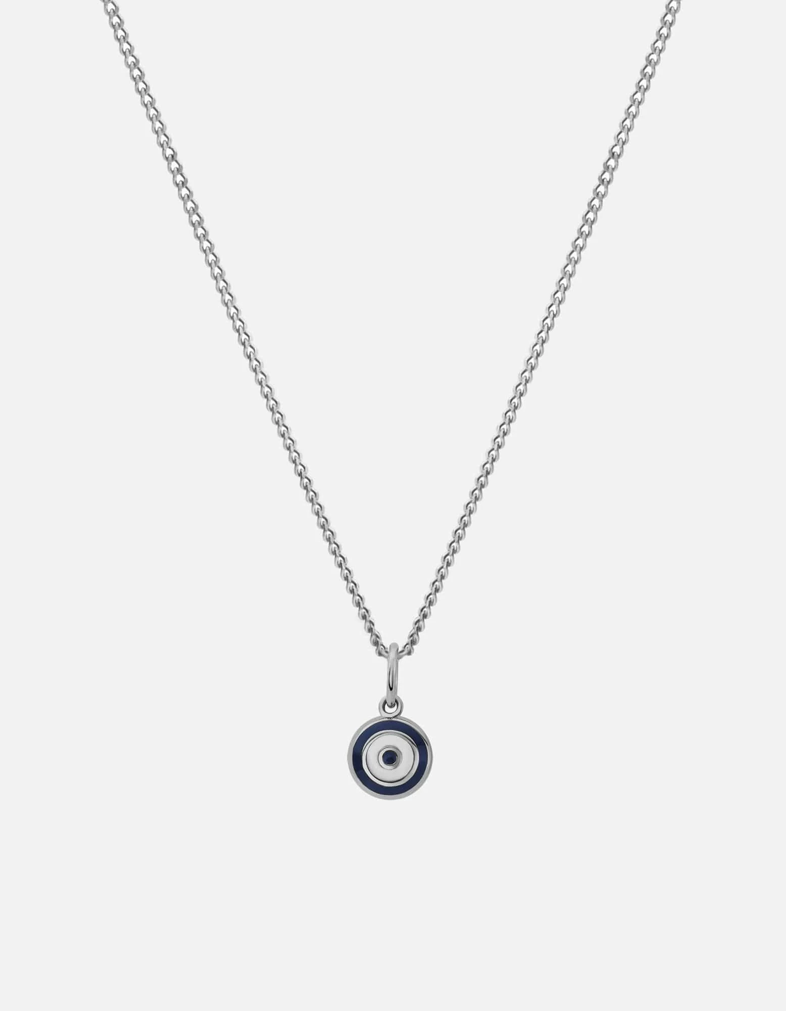 Ojos Necklace, Sterling Silver/Black 19 Ojos Necklace, Sterling Silver/Black - Image 17