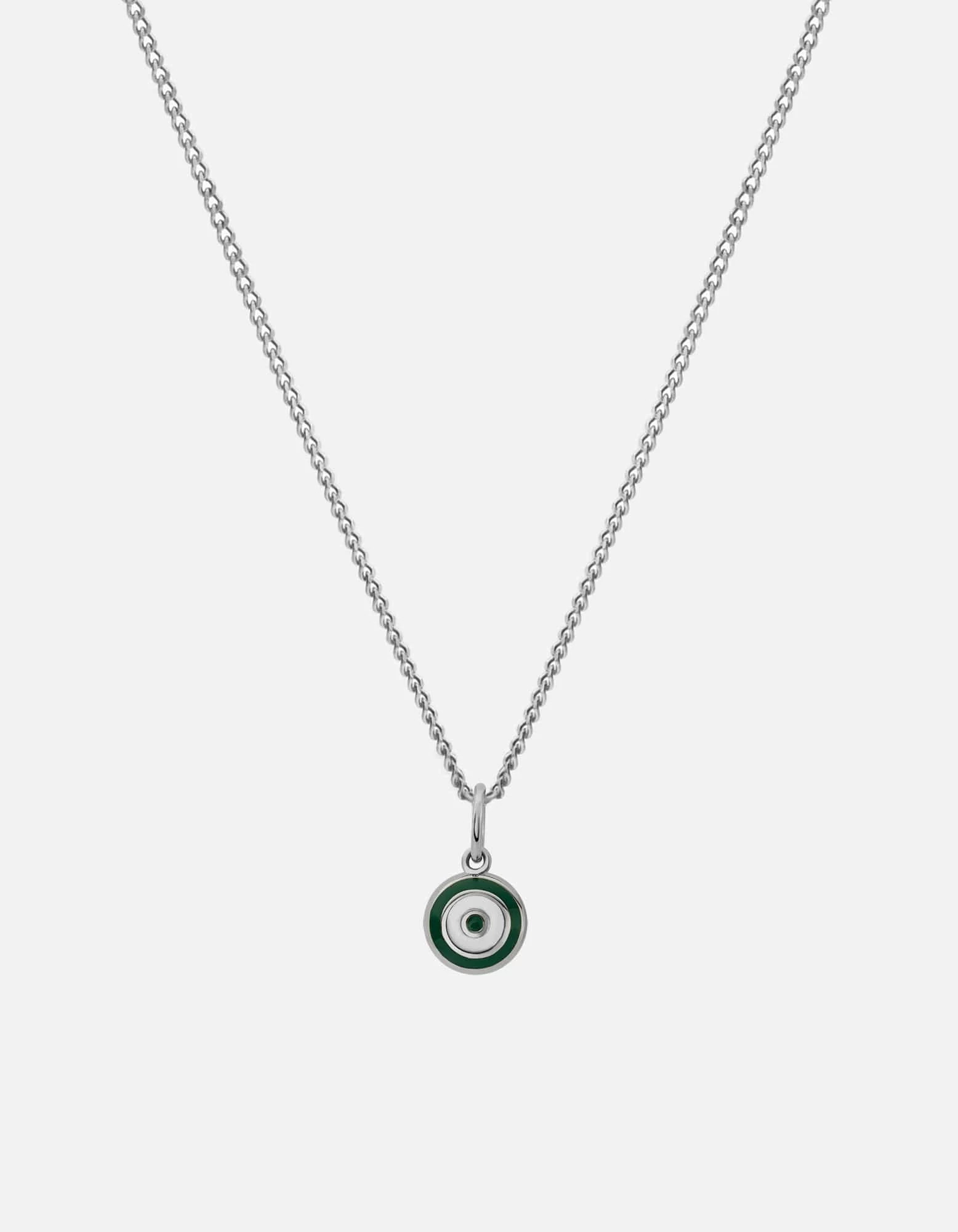 Ojos Necklace, Sterling Silver/Black 15 Ojos Necklace, Sterling Silver/Black - Image 13