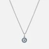 Ojos Necklace, Sterling Silver/Sky Blue -Online Fashion Accessories 103 0609 color skyblue 01