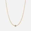 Opus Sapphire Type Chain Necklace, Gold Vermeil/Blue -Online Fashion Accessories 103 0611 color noletterblue 01