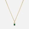 Everett Quartz Necklace, Gold Vermeil/Baguette Sapphire -Online Fashion Accessories 103 0640 color green 01 373f8138 f9ce 4808 9514 dfb25edd28ac