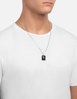 Skoll Onyx Necklace, Sterling Silver/Black -Online Fashion Accessories 103 0647 color black 03