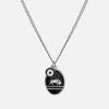 Oxen Necklace, Sterling Silver/Black -Online Fashion Accessories 103 0653 color black 01 32c5aab5 e9ca 4fe5 a8f0 c4497833b12a