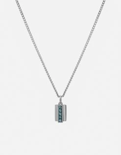 Vertigo Topaz Necklace, Sterling Silver