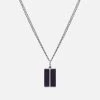Duo Lapis Pendant Necklace, Sterling Silver -Online Fashion Accessories 103 0691 color blue 01