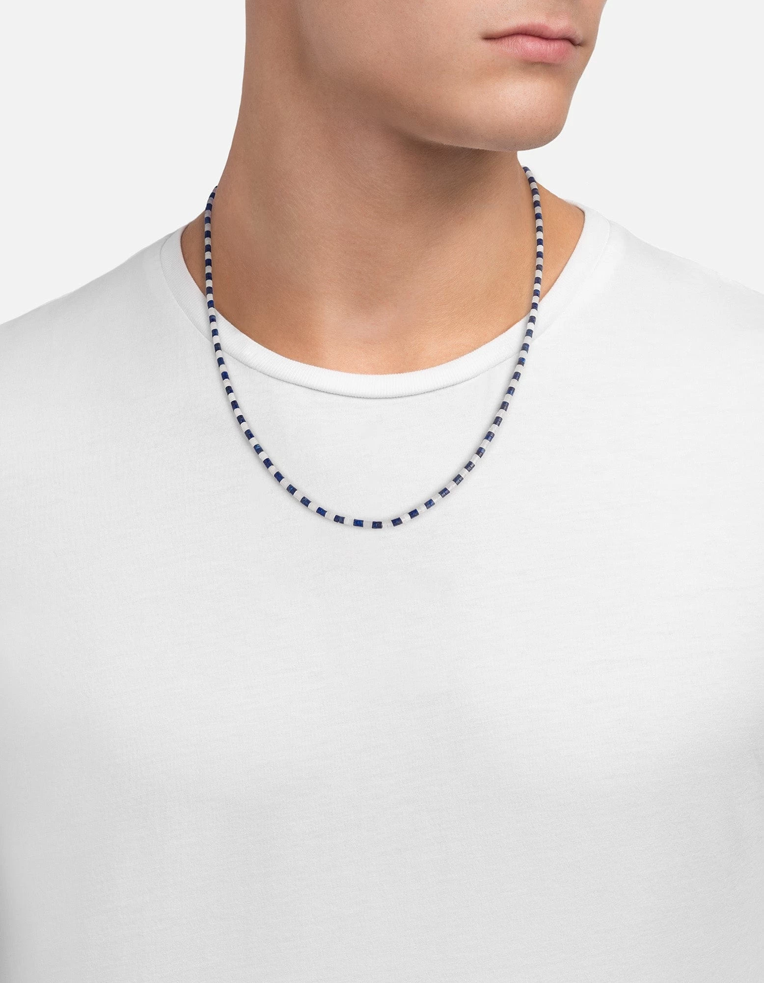 Kai Lapis Necklace, Sterling Silver 5 Kai Lapis Necklace, Sterling Silver - Image 3