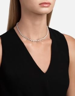 Calla Choker, Gold Vermeil -Online Fashion Accessories 103 0834 color 3letterspolishedgoldwpearls 02
