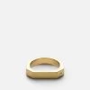 Hex Ring, Gold -Online Fashion Accessories 104 0030 color mattegold 01