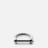 Thin Screw Cuff Ring, Sterling Silver -Online Fashion Accessories 104 0056 color polishedsilver 01