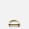 Thin Screw Cuff Ring, Gold Vermeil -Online Fashion Accessories 104 0088 finish polishedgoldvermeil 01