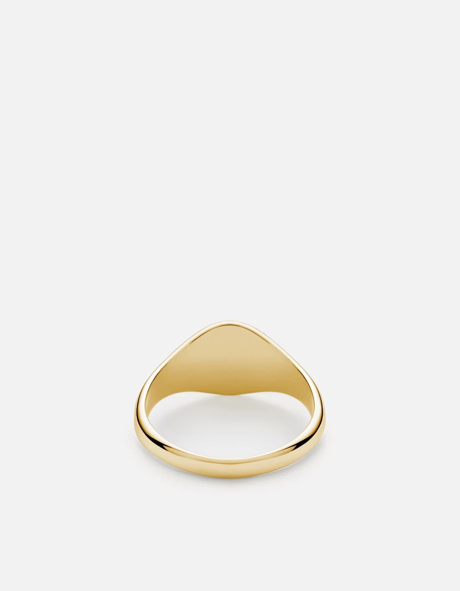 Signet Ring, 14k Gold/3 Letter 4 Signet Ring, 14k Gold/3 Letter - Image 2