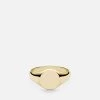 Signet Ring, 14k Gold -Online Fashion Accessories 104 0192 color polishedgold 04