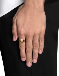 Signet Ring, 14k Gold/3 Letter 12 Signet Ring, 14k Gold/3 Letter -Online Fashion Accessories 104 0192 color polishedgold 07 763af422 2f35 420f 97ff 6396af931403