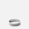 4mm Silver Band, Matte Silver -Online Fashion Accessories 104 0207 color mattesilver 01
