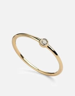 Iris Ring, 14k Gold Pavé -Online Fashion Accessories 104 0326 color polishedgoldpave 04