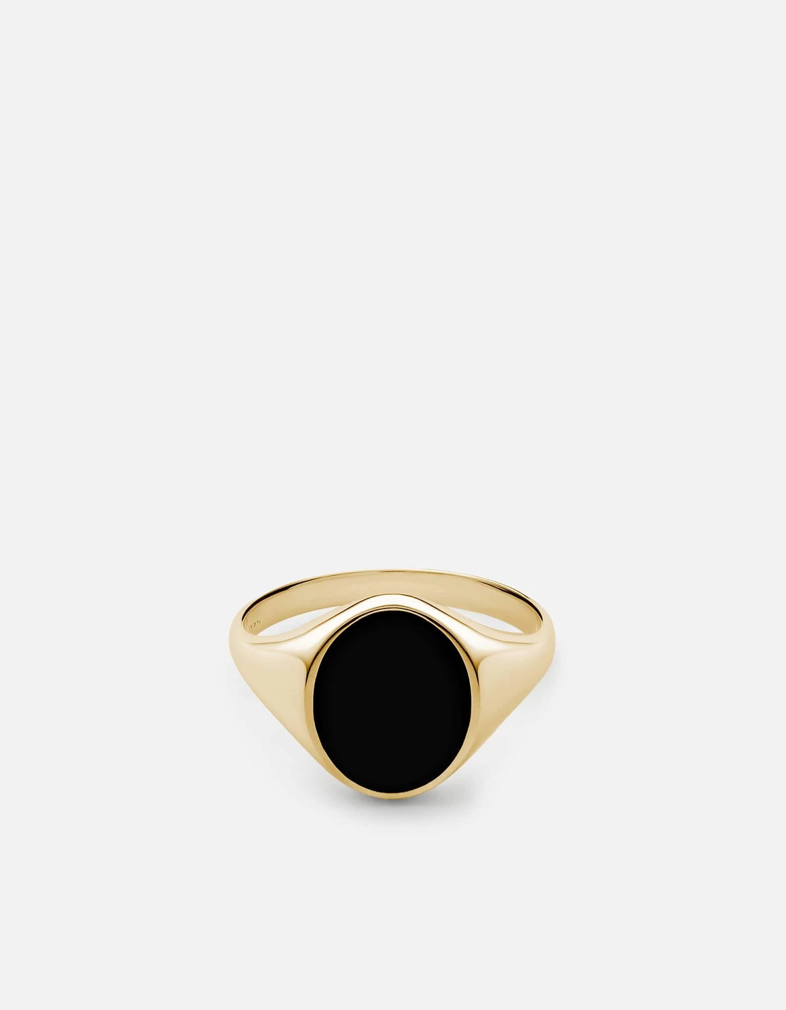 Heritage Ring, Gold Vermeil/Black 3 Heritage Ring, Gold Vermeil/Black