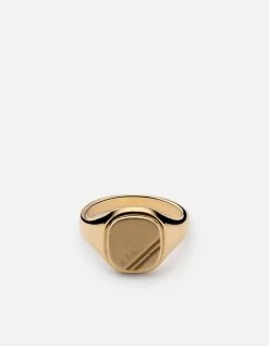 Square Step Ring, Gold Vermeil -Online Fashion Accessories 104 0337 color polishedgold 04