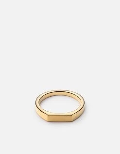 Thin Geo Ring, Gold 14 Thin Geo Ring, Gold -Online Fashion Accessories 104 0388 color polished14kgold 01