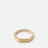 Thin Geo Ring, 14k Gold