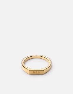 Thin Geo Ring, 14k Gold 9 Thin Geo Ring, 14k Gold -Online Fashion Accessories 104 0388 color polishedgold 04