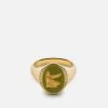 Ma'at Ring, Gold Vermeil/Sage -Online Fashion Accessories 104 0395 color sage 01