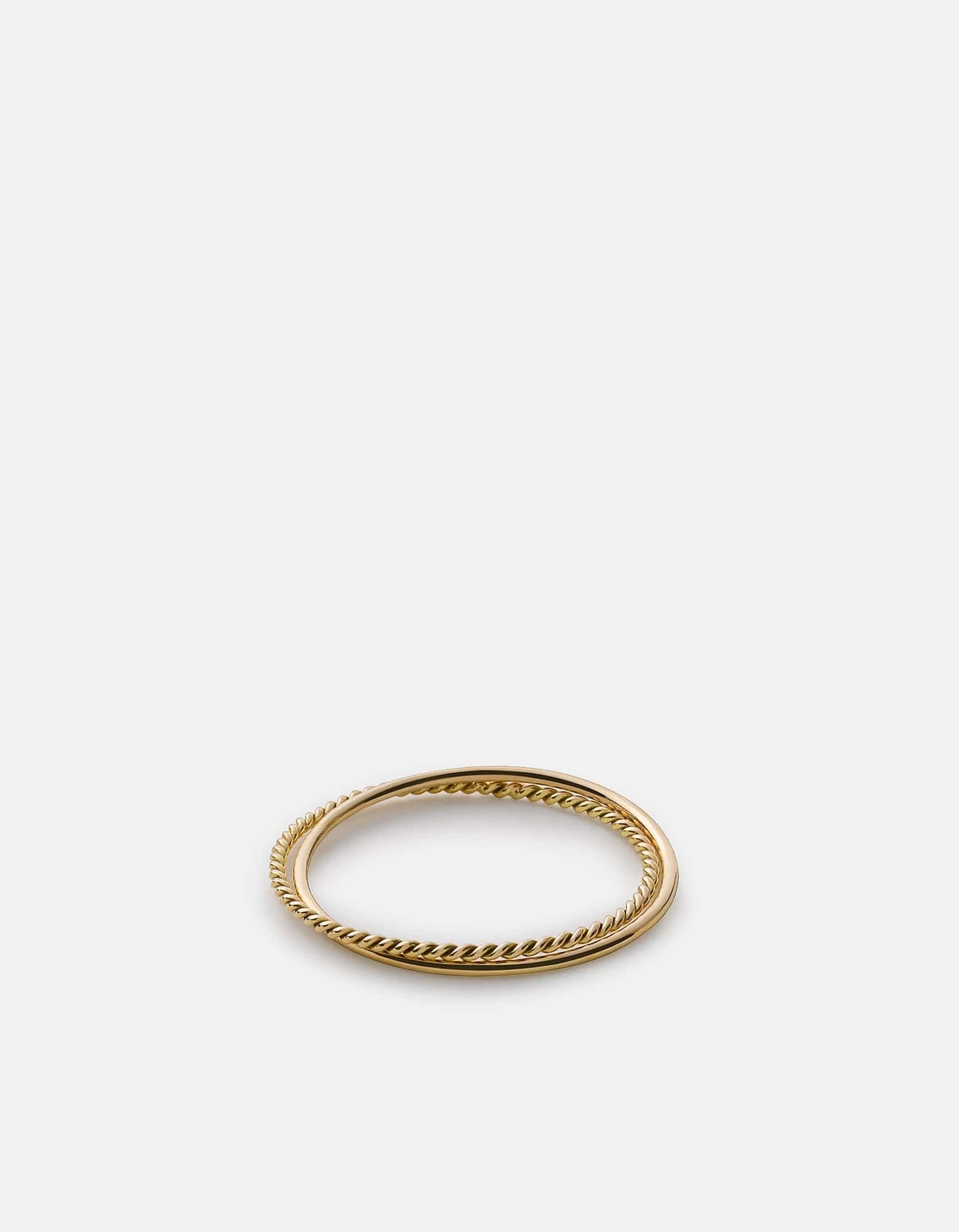 Saturn Ring, 14k Gold 3 Saturn Ring, 14k Gold
