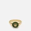 Empire Ring, Gold Vermeil/Green