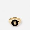 Skoll Ring, Gold Vermeil/Black -Online Fashion Accessories 104 0483 color black 01