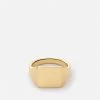Ledger Ring, Gold Vermeil -Online Fashion Accessories 104 0491 color polishedgold 01