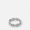 Pyper Link Puff Ring, Sterling Silver -Online Fashion Accessories 104 0508 color polishedsilver 01