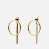 Cora Earrings, Gold Vermeil/Sapphire