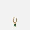Valor Quartz Huggie Earring, Gold Vermeil