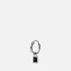 Valor Onyx Huggie Earring, Sterling Silver 1 Valor Onyx Huggie Earring, Sterling Silver -Online Fashion Accessories 105 0260 color black 01