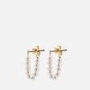 Shay Pearl Hoop Earrings, 14k Gold -Online Fashion Accessories 105 0273 color polishedyellowgoldwpearl 01 d2769980 b527 4e02 a1f6 6361961ec429