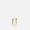 Ronan Huggie Earring, Gold Vermeil