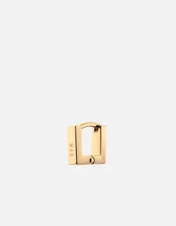 Scatola Huggie Earrings, Gold Vermeil -Online Fashion Accessories 105 0278 color polishedgold 03