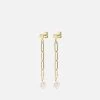 Imani Pearl Earrings, Gold Vermeil -Online Fashion Accessories 105 0289 color polishedgold 01