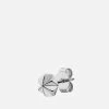 Aten Stud Earring, Sterling Silver -Online Fashion Accessories 105 0313 color polishedsilver 01