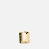 Quad Quartz Huggie Earring, Gold Vermeil -Online Fashion Accessories 105 0339 color green 01 8ee2922d f5fb 4113 b2b1 a0700f293f8a