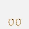 Slim Rope Huggie Earrings, Gold Vermeil -Online Fashion Accessories 105 0390 color polishedgoldpair 01