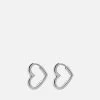 Hart Huggie Earrings, Sterling Silver -Online Fashion Accessories 105 0397 color polishedsilver 01