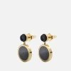 Dual Camera Dual Stud Earrings, 14k Gold -Online Fashion Accessories 105 0436 color polishedgold 01