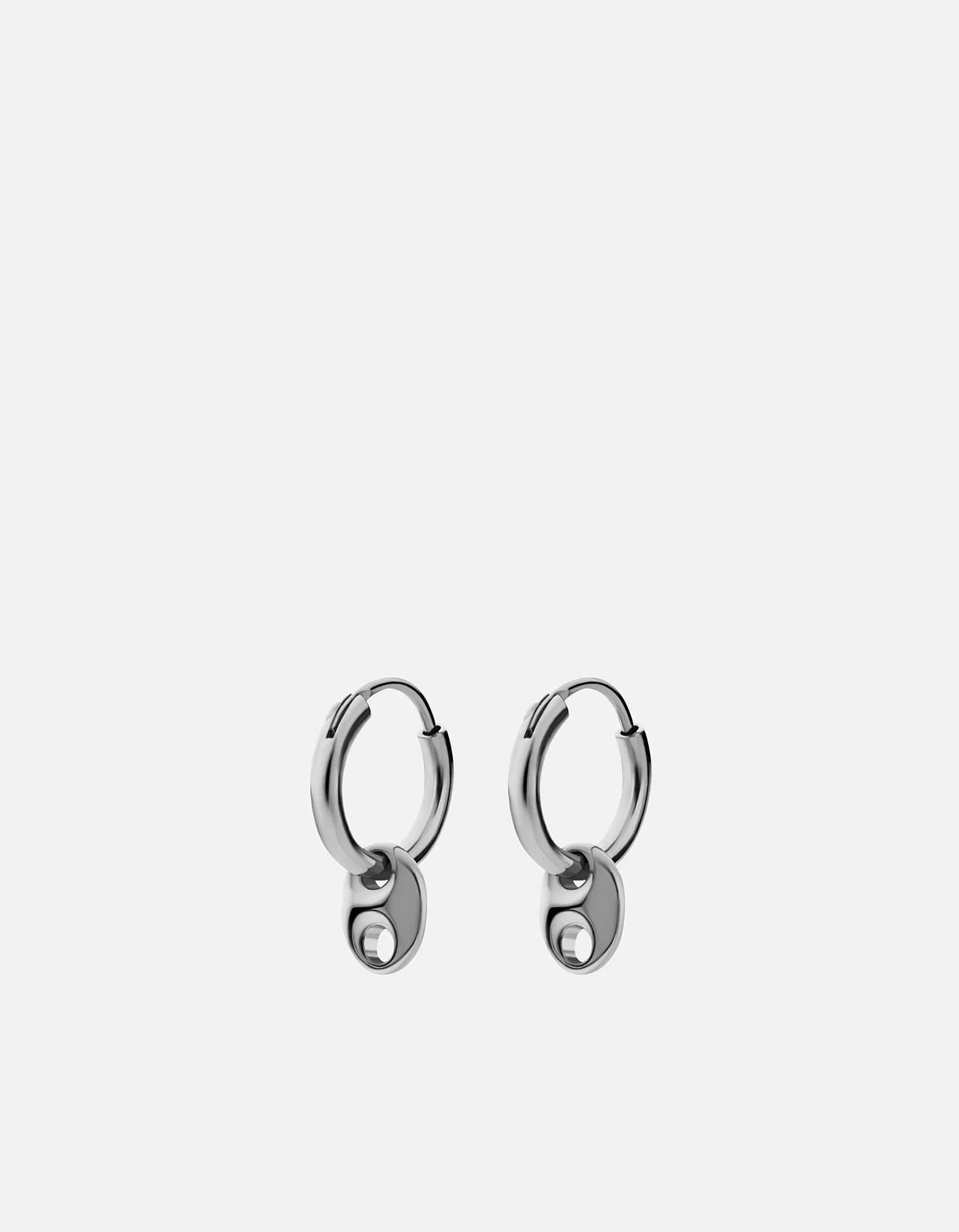 Pyper Huggie Earrings, Sterling Silver 3 Pyper Huggie Earrings, Sterling Silver