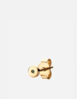 Osiris Quartz Stud, Gold Vermeil