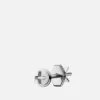 Screw Stud Earring, Sterling Silver 2 Screw Stud Earring, Sterling Silver -Online Fashion Accessories 105 0460 color polishedsilver 01