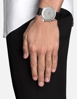 M12 Swiss Silver Black Leather 8 M12 Swiss Silver Black Leather -Online Fashion Accessories 106 0002 color black 03 c165b2ef f753 4dab 8540 8cd18f101168