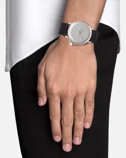 M12 Swiss Silver Navy Blue Leather 8 M12 Swiss Silver Navy Blue Leather -Online Fashion Accessories 106 0002 color navyblue 03